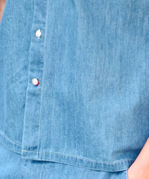 DRESSTERIOR / ドレステリア シャツ・ブラウス | 【セットアップ可】ライトデニム ハーフスリーブシャツ | 詳細12