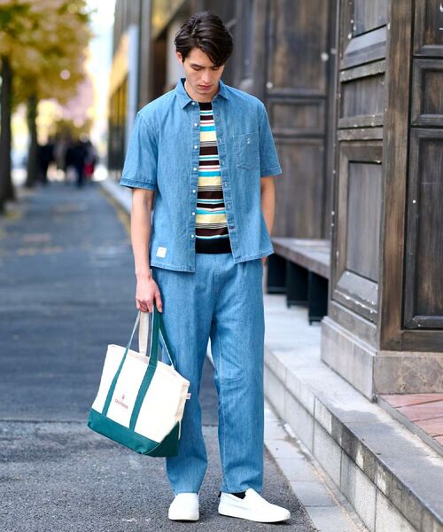 DRESSTERIOR / ドレステリア シャツ・ブラウス | 【セットアップ可】ライトデニム ハーフスリーブシャツ | 詳細4