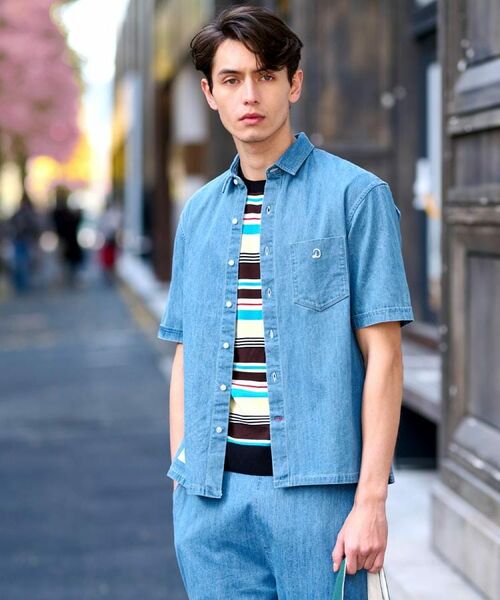 DRESSTERIOR / ドレステリア シャツ・ブラウス | 【セットアップ可】ライトデニム ハーフスリーブシャツ | 詳細5