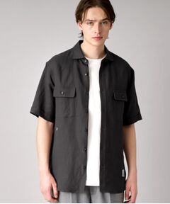 DRESSTERIOR / ドレステリア シャツ・ブラウス | リネンレーヨン ハーフスリーブシャツ