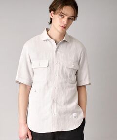 DRESSTERIOR / ドレステリア シャツ・ブラウス | リネンレーヨン ハーフスリーブシャツ