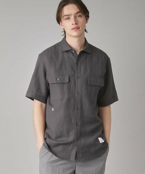 DRESSTERIOR / ドレステリア シャツ・ブラウス | リネンレーヨン ハーフスリーブシャツ | 詳細11