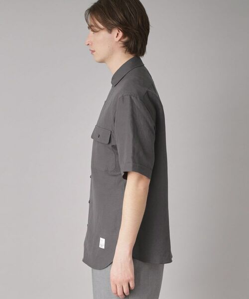 DRESSTERIOR / ドレステリア シャツ・ブラウス | リネンレーヨン ハーフスリーブシャツ | 詳細12
