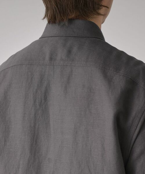 DRESSTERIOR / ドレステリア シャツ・ブラウス | リネンレーヨン ハーフスリーブシャツ | 詳細14