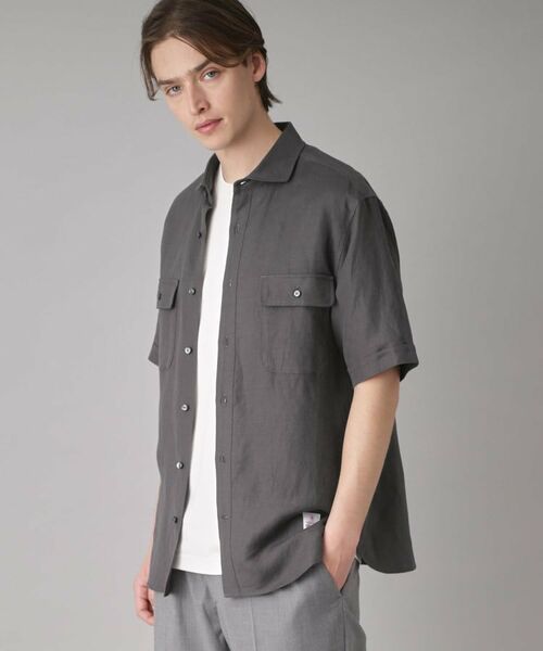 DRESSTERIOR / ドレステリア シャツ・ブラウス | リネンレーヨン ハーフスリーブシャツ | 詳細23