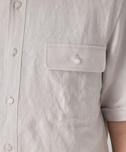 DRESSTERIOR / ドレステリア シャツ・ブラウス | リネンレーヨン ハーフスリーブシャツ | 詳細27