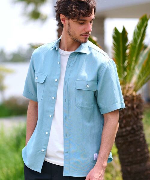 DRESSTERIOR / ドレステリア シャツ・ブラウス | リネンレーヨン ハーフスリーブシャツ | 詳細5