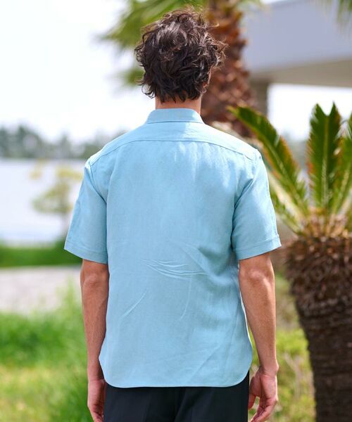 DRESSTERIOR / ドレステリア シャツ・ブラウス | リネンレーヨン ハーフスリーブシャツ | 詳細7