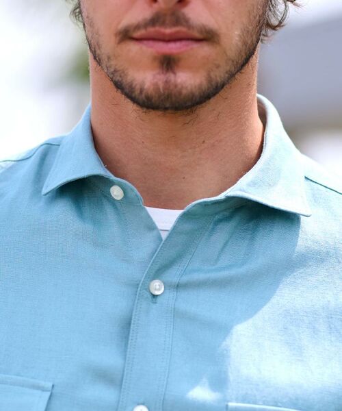 DRESSTERIOR / ドレステリア シャツ・ブラウス | リネンレーヨン ハーフスリーブシャツ | 詳細8