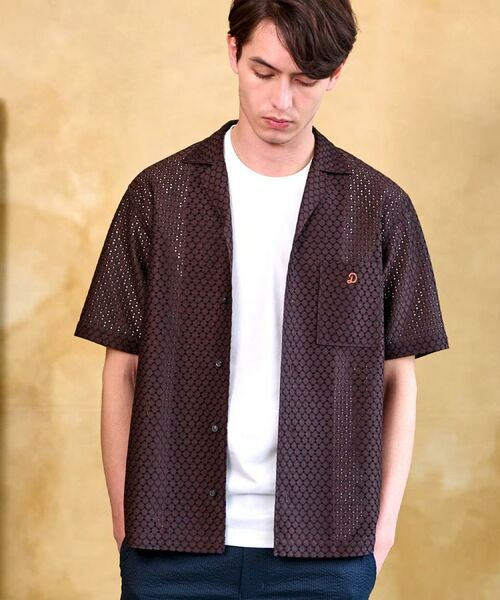 DRESSTERIOR/ドレステリア プエルトリコシャツ ブラウン(044) 90(S) DRESSTERIOR/ドレステリア プエルトリコシャツ ブラウン(044) 90(S)