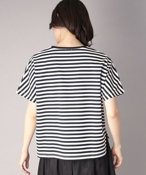 DRESSTERIOR / ドレステリア Tシャツ | 【接触冷感/抗菌防臭/消臭】アイスクリアコットンドルマンボーダーT | 詳細12