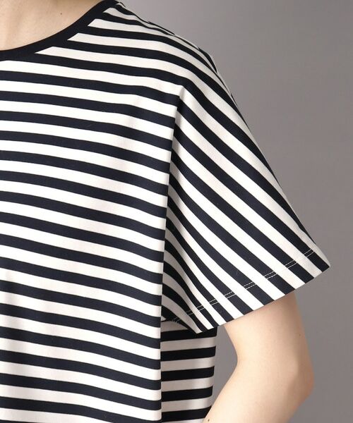 DRESSTERIOR / ドレステリア Tシャツ | 【接触冷感/抗菌防臭/消臭】アイスクリアコットンドルマンボーダーT | 詳細14