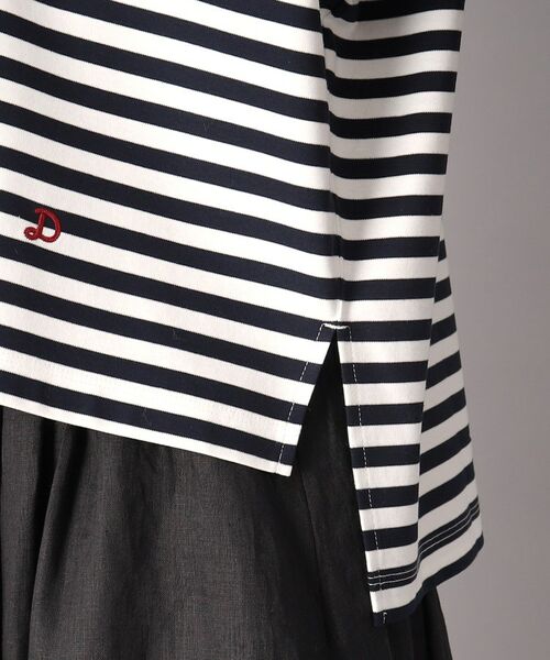 DRESSTERIOR / ドレステリア Tシャツ | 【接触冷感/抗菌防臭/消臭】アイスクリアコットンドルマンボーダーT | 詳細15