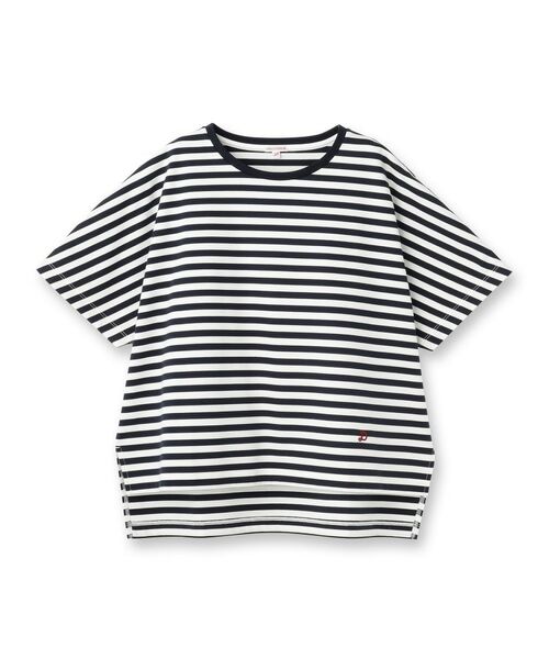 DRESSTERIOR / ドレステリア Tシャツ | 【接触冷感/抗菌防臭/消臭】アイスクリアコットンドルマンボーダーT | 詳細5