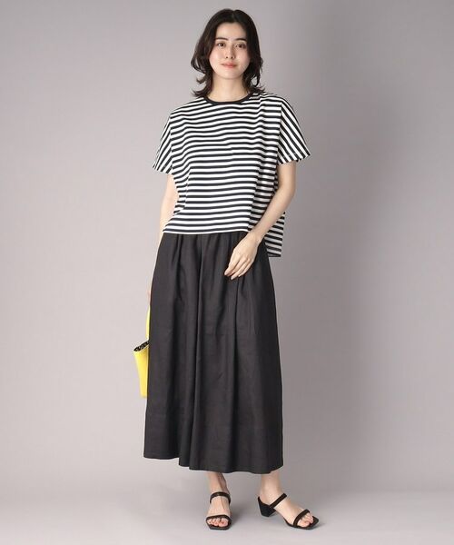 DRESSTERIOR / ドレステリア Tシャツ | 【接触冷感/抗菌防臭/消臭】アイスクリアコットンドルマンボーダーT | 詳細8