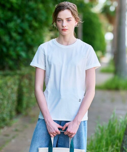 DRESSTERIOR / ドレステリア Tシャツ | 【洗える】シルクブレンドポンチTシャツ | 詳細3