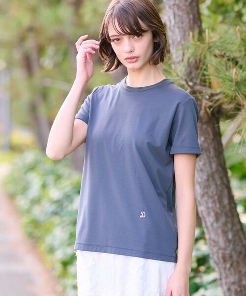 DRESSTERIOR / ドレステリア Tシャツ | 【洗える】シルクブレンドポンチTシャツ | 詳細8