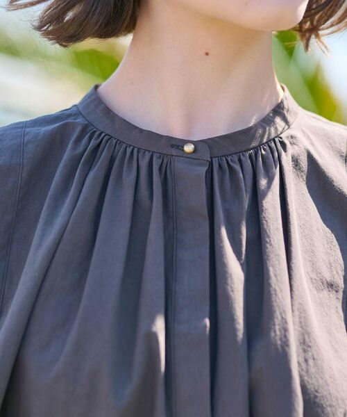 DRESSTERIOR / ドレステリア シャツ・ブラウス | 【コットン100％/洗える】フレンチスリーブイレギュラーヘムブラウス | 詳細15