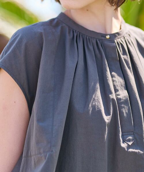 DRESSTERIOR / ドレステリア シャツ・ブラウス | 【コットン100％/洗える】フレンチスリーブイレギュラーヘムブラウス | 詳細16