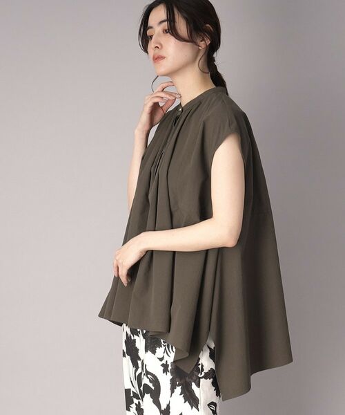 DRESSTERIOR / ドレステリア シャツ・ブラウス | 【コットン100％/洗える】フレンチスリーブイレギュラーヘムブラウス | 詳細17