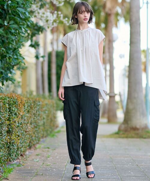 DRESSTERIOR / ドレステリア シャツ・ブラウス | 【コットン100％/洗える】フレンチスリーブイレギュラーヘムブラウス | 詳細21