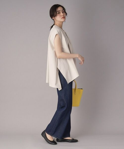 DRESSTERIOR / ドレステリア シャツ・ブラウス | 【コットン100％/洗える】フレンチスリーブイレギュラーヘムブラウス | 詳細26