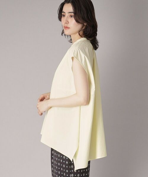 DRESSTERIOR / ドレステリア シャツ・ブラウス | 【コットン100％/洗える】フレンチスリーブイレギュラーヘムブラウス | 詳細30