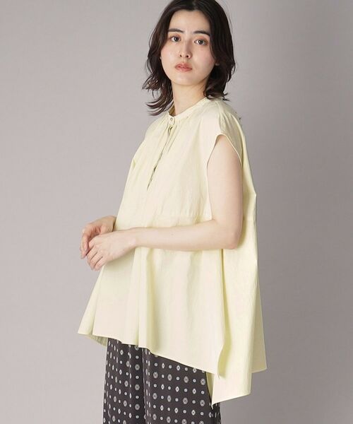 DRESSTERIOR / ドレステリア シャツ・ブラウス | 【コットン100％/洗える】フレンチスリーブイレギュラーヘムブラウス | 詳細5