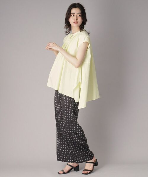 DRESSTERIOR / ドレステリア シャツ・ブラウス | 【コットン100％/洗える】フレンチスリーブイレギュラーヘムブラウス | 詳細7