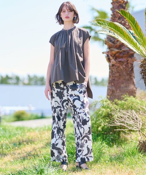 DRESSTERIOR / ドレステリア シャツ・ブラウス | 【コットン100％/洗える】フレンチスリーブイレギュラーヘムブラウス | 詳細9