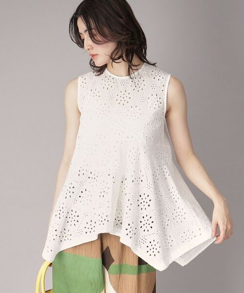 DRESSTERIOR / ドレステリア シャツ・ブラウス | 【コットン100％/洗える】カットワークレースブラウス | 詳細10