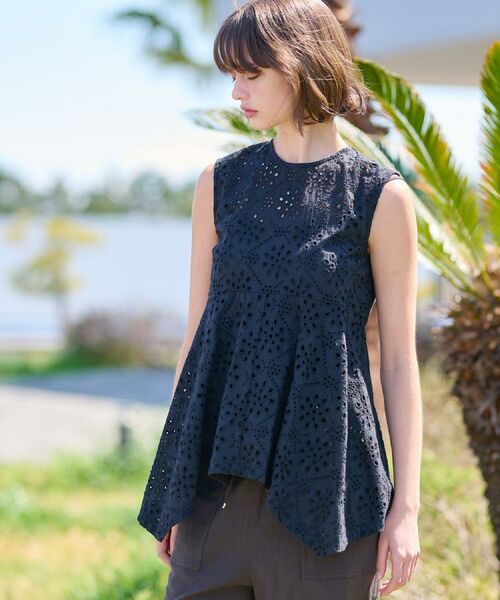 DRESSTERIOR / ドレステリア シャツ・ブラウス | 【コットン100％/洗える】カットワークレースブラウス | 詳細16