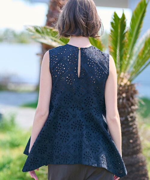 DRESSTERIOR / ドレステリア シャツ・ブラウス | 【コットン100％/洗える】カットワークレースブラウス | 詳細17