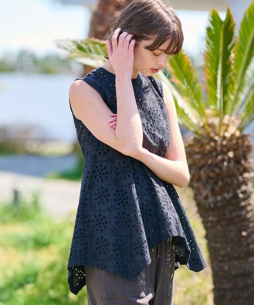 DRESSTERIOR / ドレステリア シャツ・ブラウス | 【コットン100％/洗える】カットワークレースブラウス | 詳細18