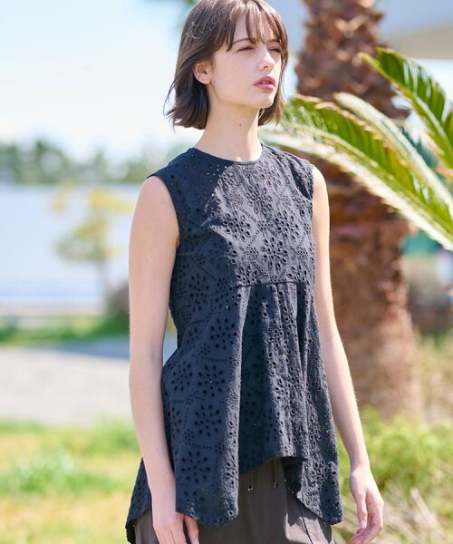 DRESSTERIOR / ドレステリア シャツ・ブラウス | 【コットン100％/洗える】カットワークレースブラウス | 詳細20