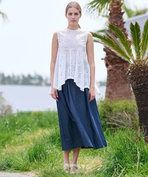 DRESSTERIOR / ドレステリア シャツ・ブラウス | 【コットン100％/洗える】カットワークレースブラウス | 詳細4