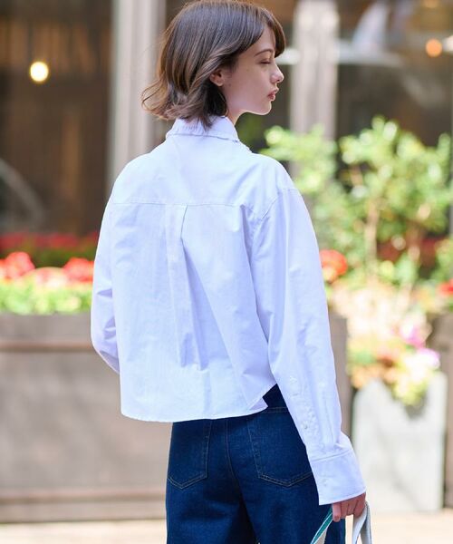 DRESSTERIOR / ドレステリア シャツ・ブラウス | 【洗える/コットン混】フリルカラーオックスブラウス | 詳細12