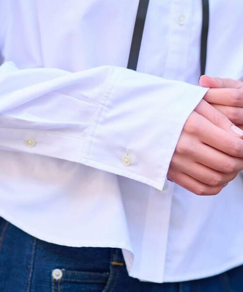 DRESSTERIOR / ドレステリア シャツ・ブラウス | 【洗える/コットン混】フリルカラーオックスブラウス | 詳細15
