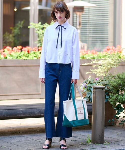 DRESSTERIOR / ドレステリア シャツ・ブラウス | 【洗える/コットン混】フリルカラーオックスブラウス | 詳細3