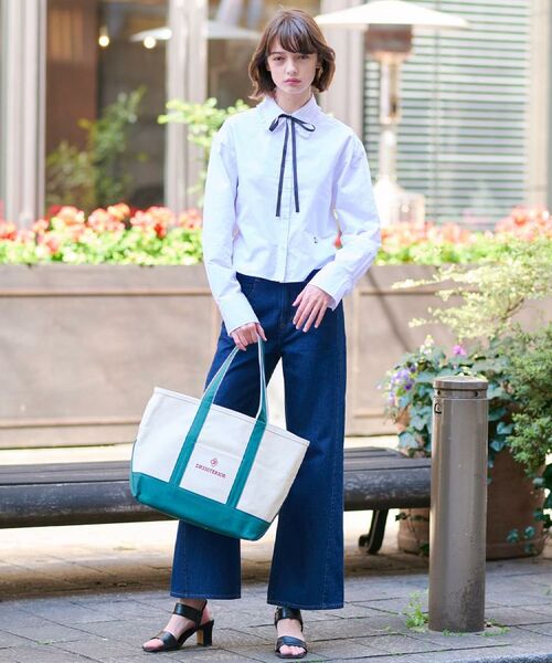 DRESSTERIOR / ドレステリア シャツ・ブラウス | 【洗える/コットン混】フリルカラーオックスブラウス | 詳細4