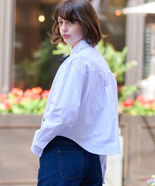 DRESSTERIOR / ドレステリア シャツ・ブラウス | 【洗える/コットン混】フリルカラーオックスブラウス | 詳細9