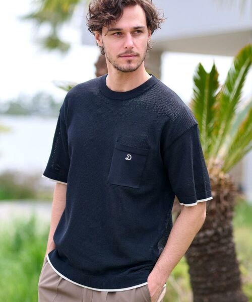 DRESSTERIOR / ドレステリア ニット・セーター | ドライメッシュニット(ブラック(019))