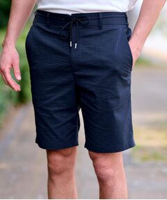 DRESSTERIOR / ドレステリア ショート・ハーフ・半端丈パンツ | 【洗える/セットアップ可/吸湿速乾】COOLMAX シアサッカー ショートパンツ