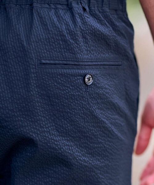DRESSTERIOR / ドレステリア ショート・ハーフ・半端丈パンツ | 【洗える/セットアップ可/吸湿速乾】COOLMAX シアサッカー ショートパンツ | 詳細9