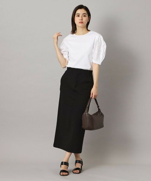 DRESSTERIOR / ドレステリア カットソー | 【接触冷感/UVカット】レーススリーブカットソー | 詳細4