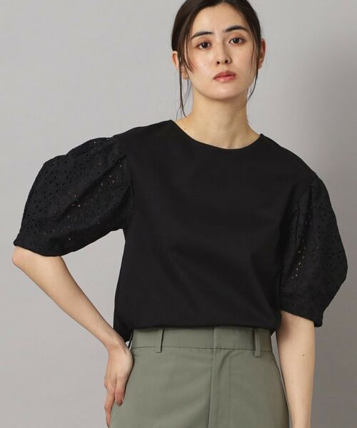 DRESSTERIOR / ドレステリア カットソー | 【接触冷感/UVカット】レーススリーブカットソー | 詳細6