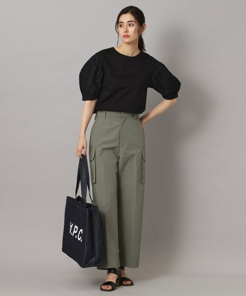 DRESSTERIOR / ドレステリア カットソー | 【接触冷感/UVカット】レーススリーブカットソー | 詳細7