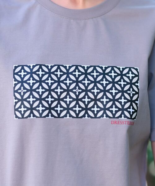 DRESSTERIOR / ドレステリア Tシャツ | 【接触冷感/UVカット】バックブリーズテックオーバーラップサークルプリントTシャツ | 詳細13