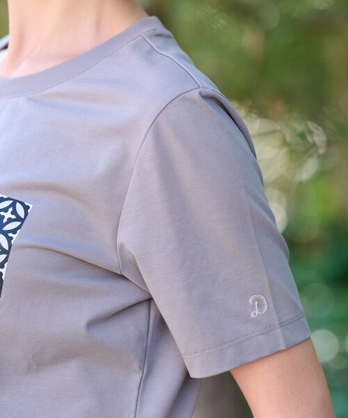 DRESSTERIOR / ドレステリア Tシャツ | 【接触冷感/UVカット】バックブリーズテックオーバーラップサークルプリントTシャツ | 詳細18