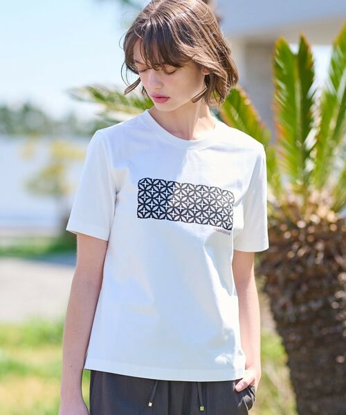 DRESSTERIOR / ドレステリア Tシャツ | 【接触冷感/UVカット】バックブリーズテックオーバーラップサークルプリントTシャツ | 詳細2